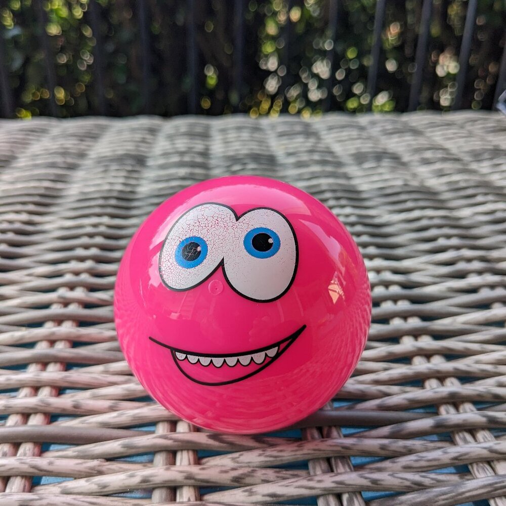 EUC Wobble Slammers Giggles Shake Toss Bounce Toss Catch Pink Hardball Ages 6